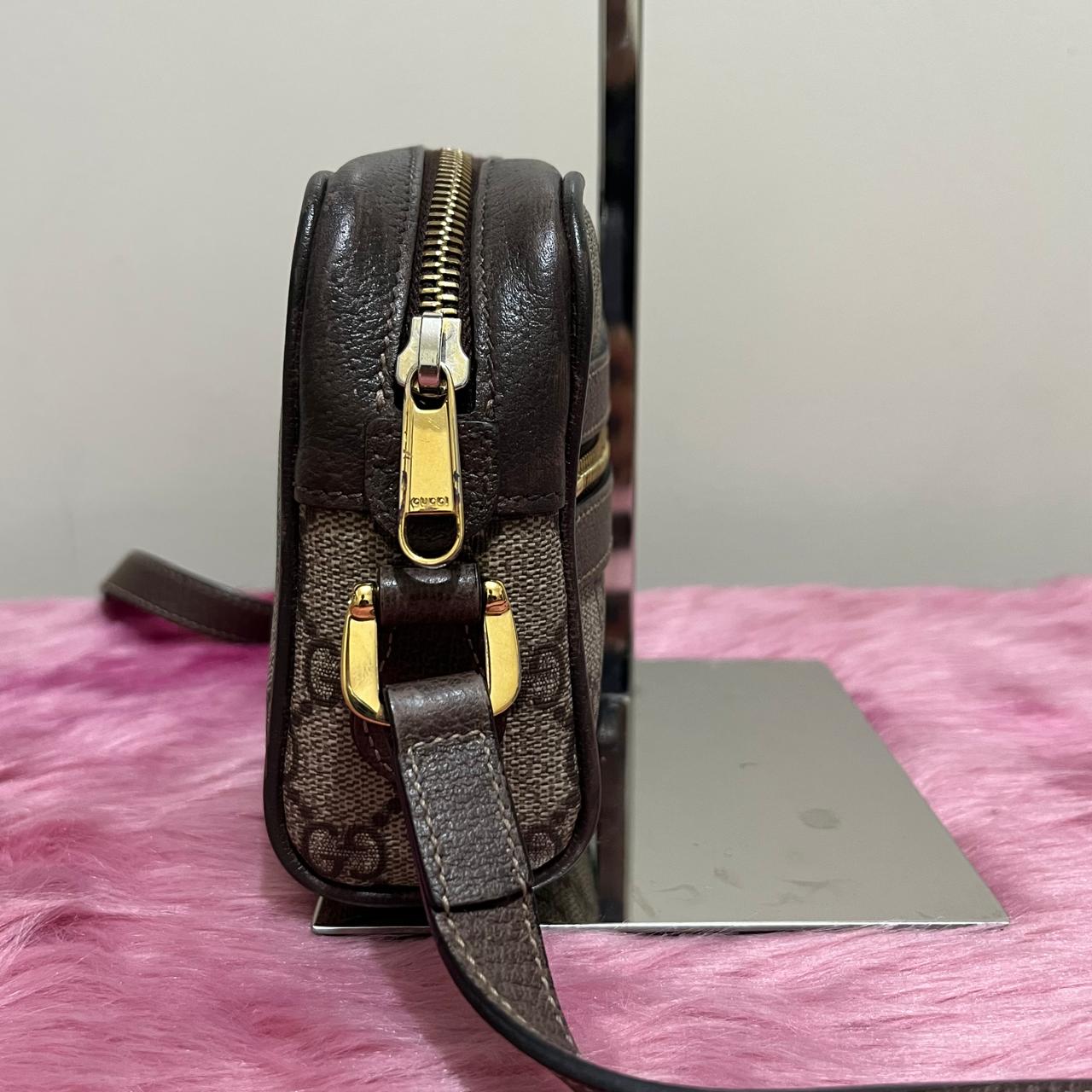 Gucci Mini Ophidia Crossbody Bag – Beige and Ebony Canvas