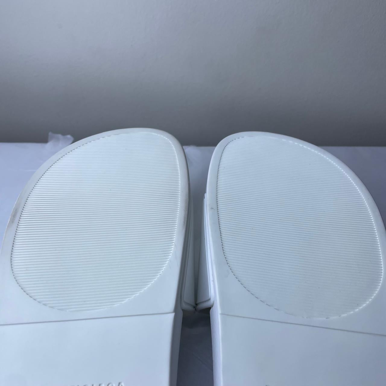 Balenciaga White Pool Sandals Size 38