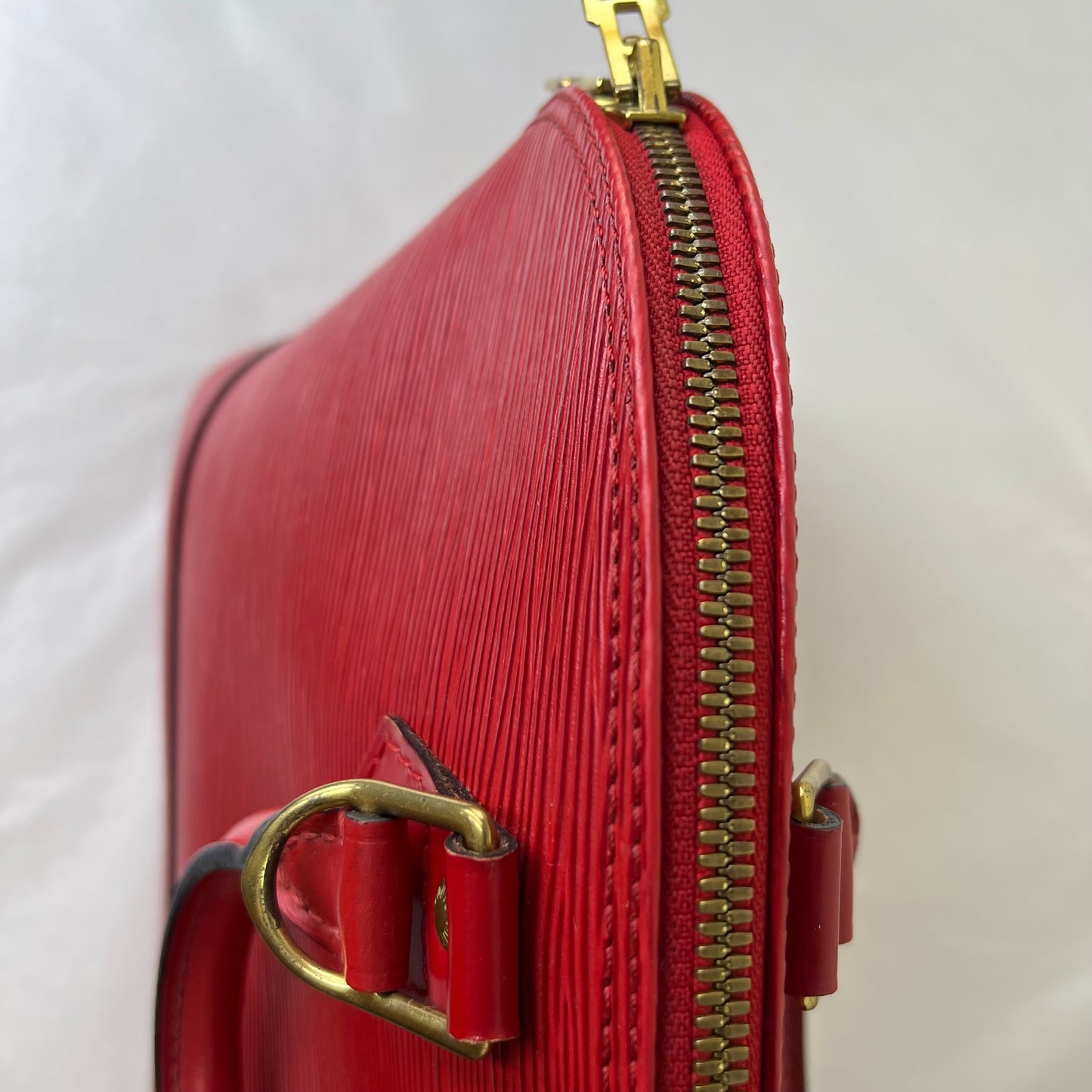 Louis Vuitton Alma PM Red – 9.4"H x 12.6"L x 6.3"W