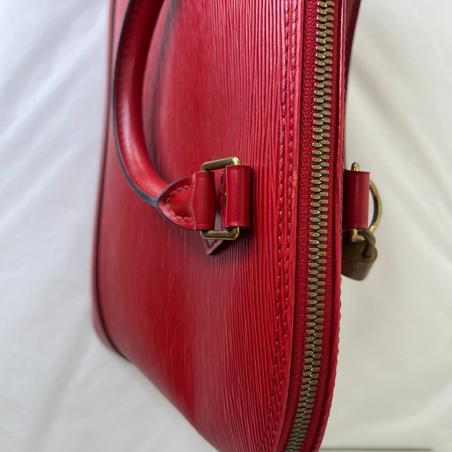 Louis Vuitton Alma PM Red – 9.4"H x 12.6"L x 6.3"W