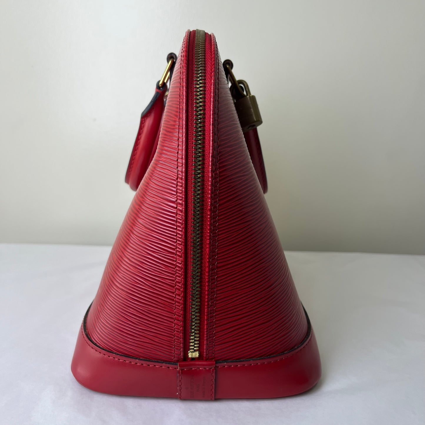 Louis Vuitton Alma PM Red – 9.4"H x 12.6"L x 6.3"W
