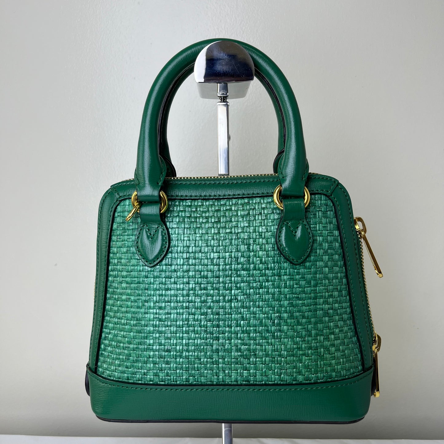 Gucci Horsebit Mini Top Handle Green – 6.3"H x 7.9"L x 2.4"W