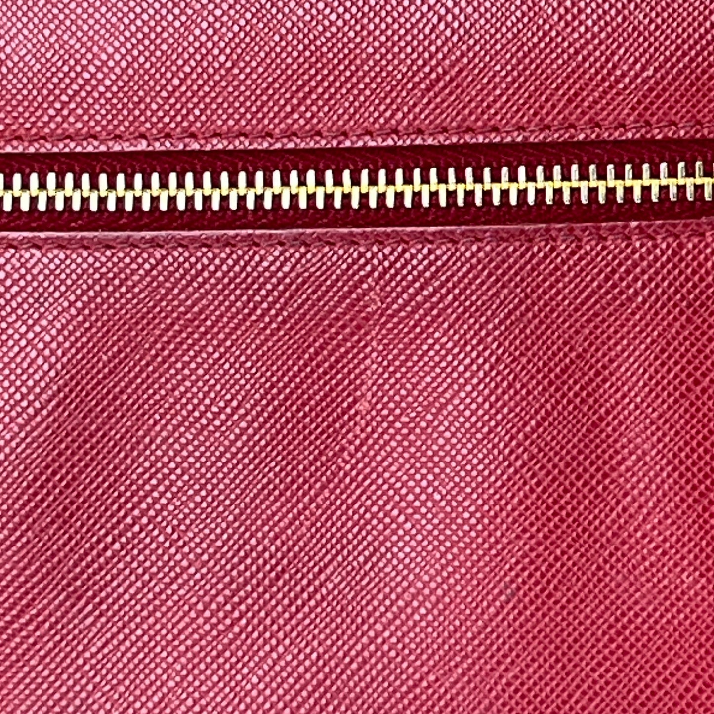 Prada Envelope Wallet Red/Orange – 4.1"H x 7.5"L x 1"W
