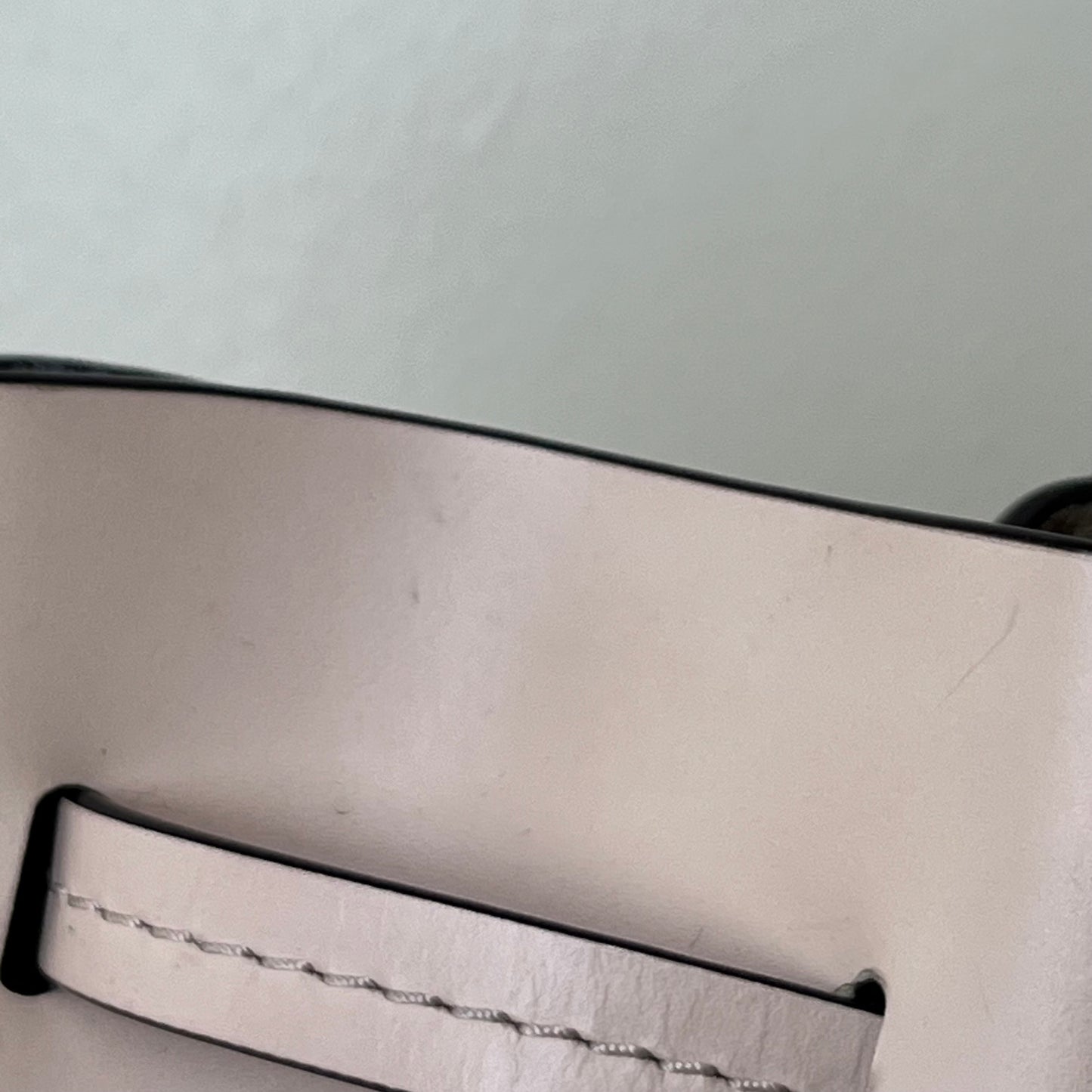 Michael Kors Bucket Bag Beige – 10"H x 9"L x 5"W
