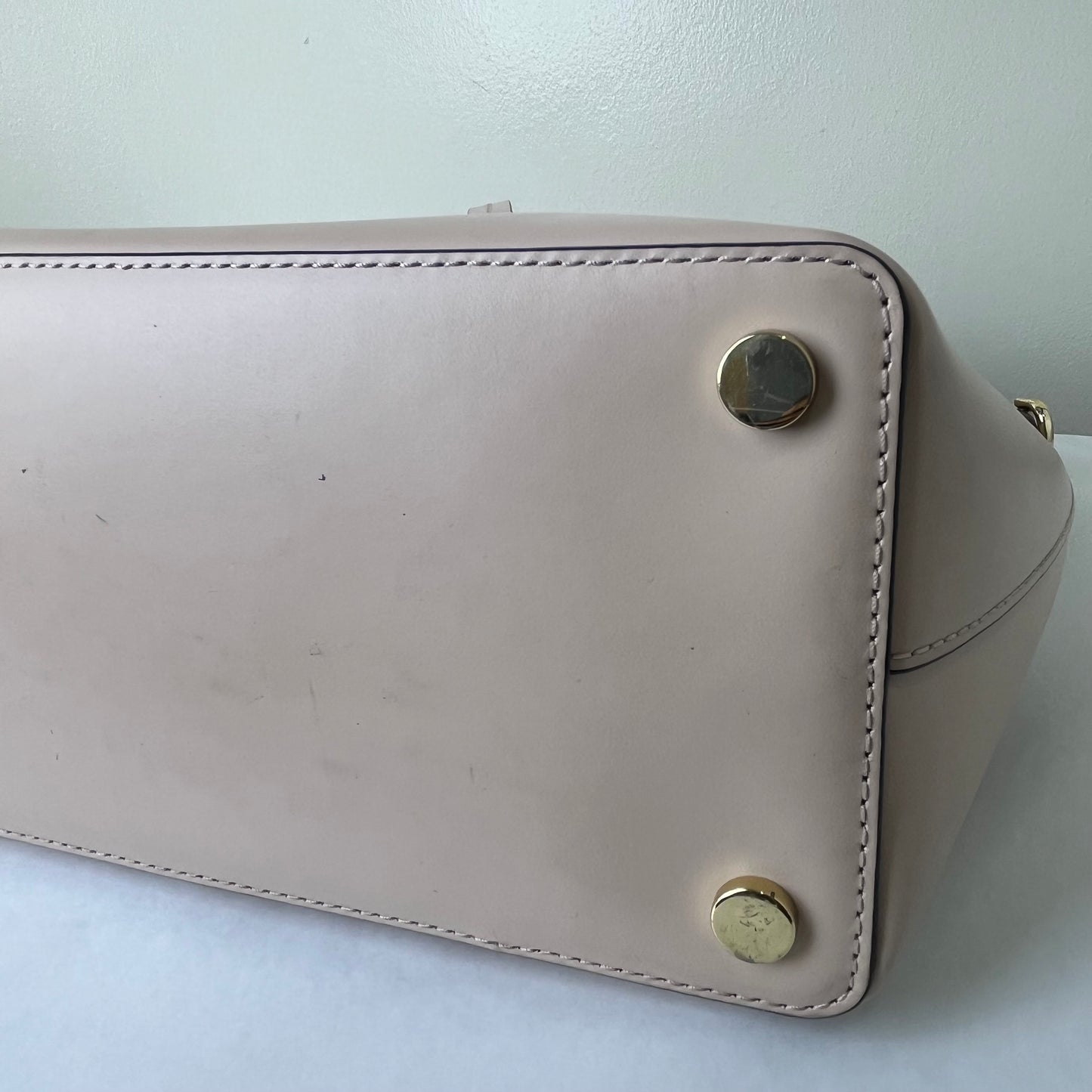 Michael Kors Bucket Bag Beige – 10"H x 9"L x 5"W