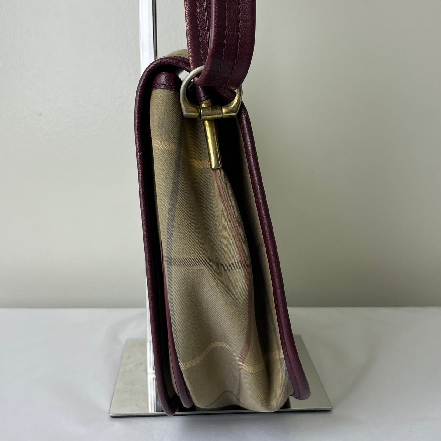 Burberry Vintage Saddle – 7.5"H x 10.2"L x 2.8"W