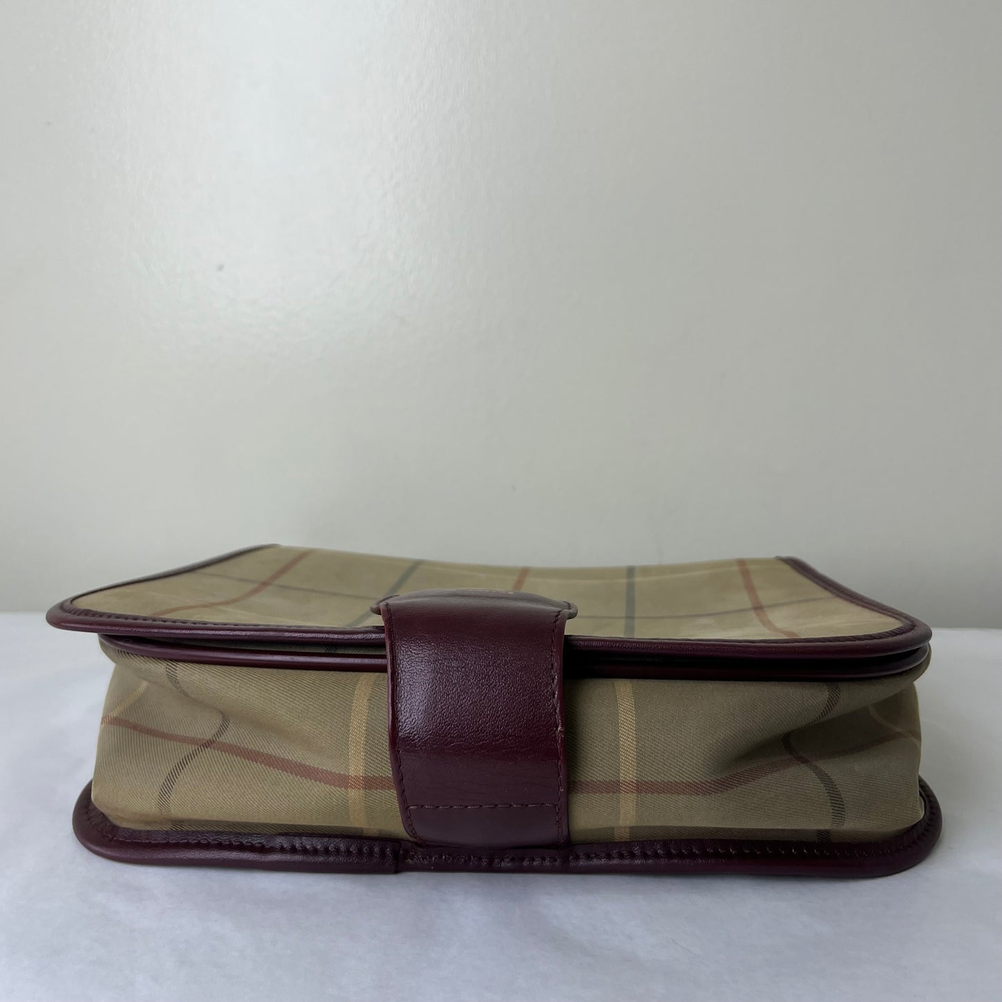 Burberry Vintage Saddle – 7.5"H x 10.2"L x 2.8"W