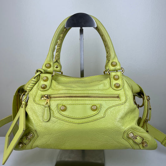 Balenciaga Town Apple Green – 9.4"H x 13.8"L x 5.5"W