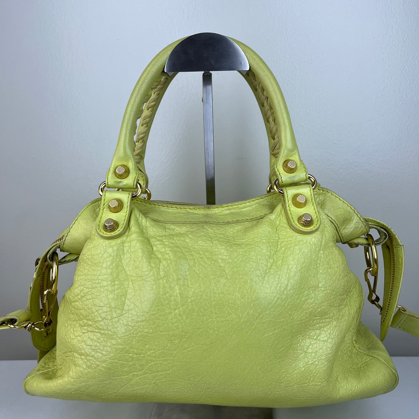 Balenciaga Town Apple Green – 9.4"H x 13.8"L x 5.5"W