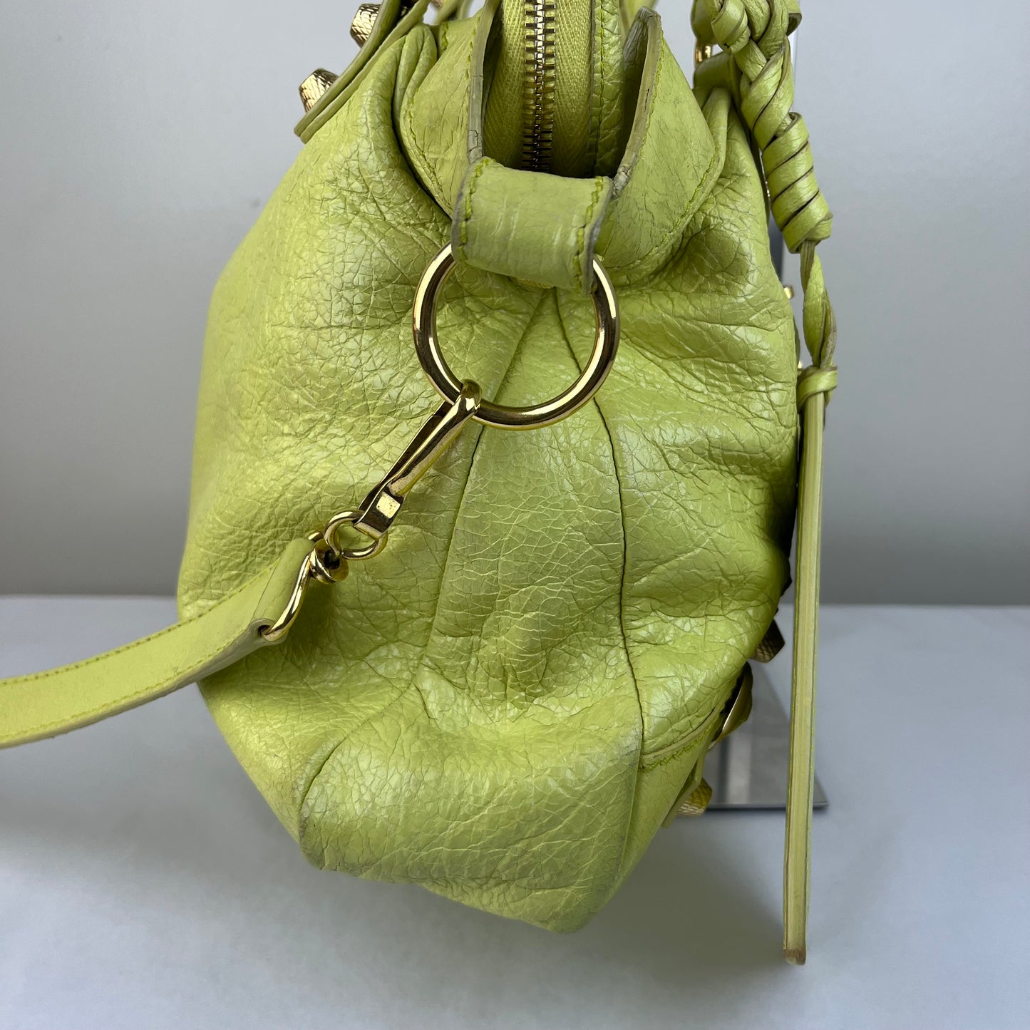 Balenciaga Town Apple Green – 9.4"H x 13.8"L x 5.5"W