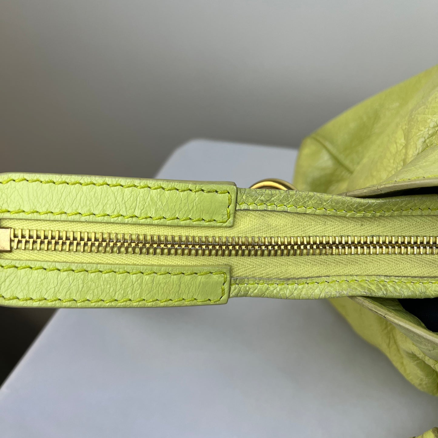 Balenciaga Town Apple Green – 9.4"H x 13.8"L x 5.5"W