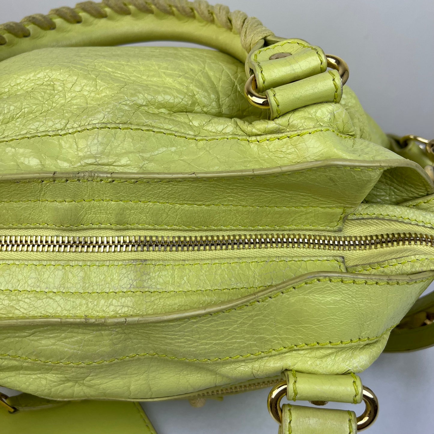 Balenciaga Town Apple Green – 9.4"H x 13.8"L x 5.5"W