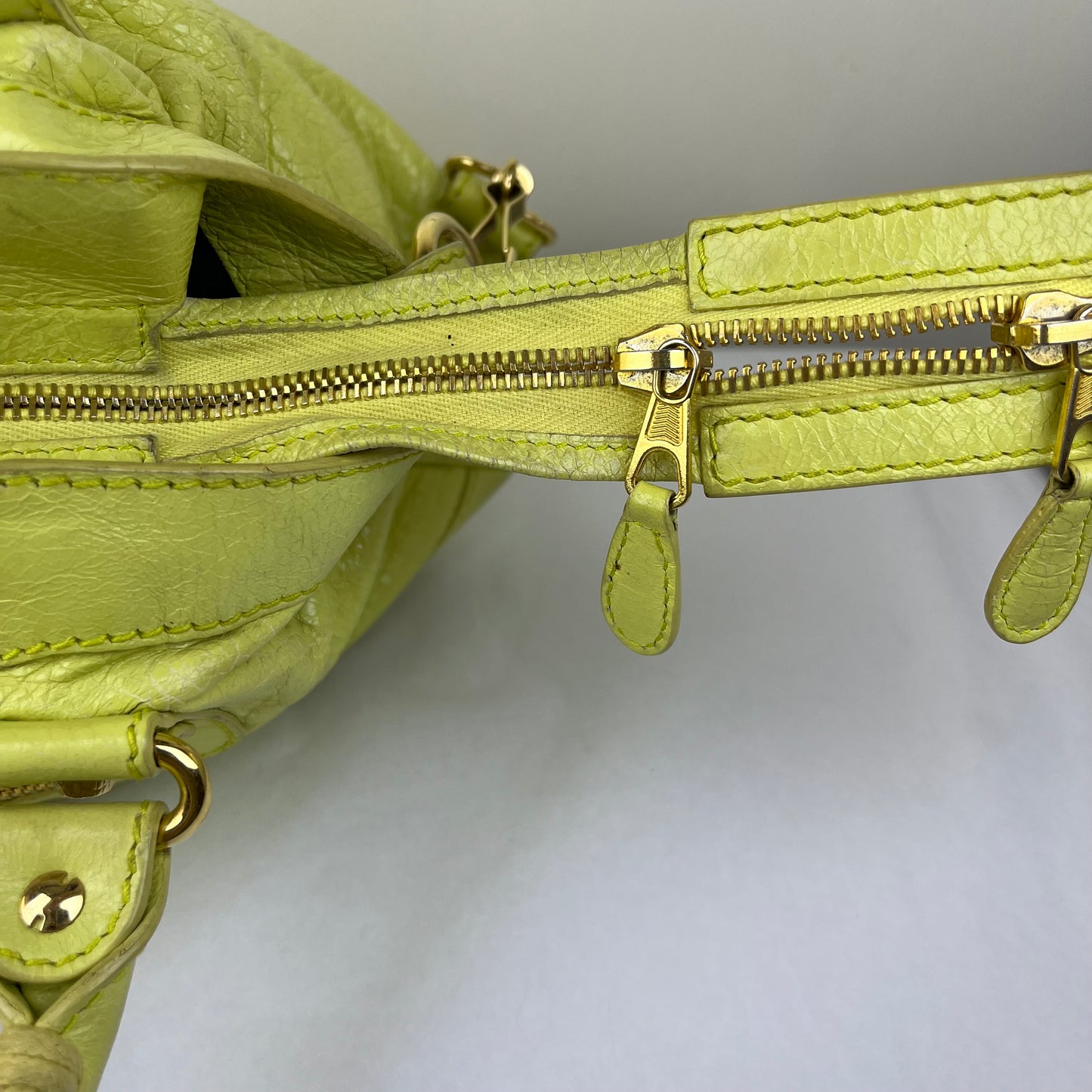 Balenciaga Town Apple Green – 9.4"H x 13.8"L x 5.5"W