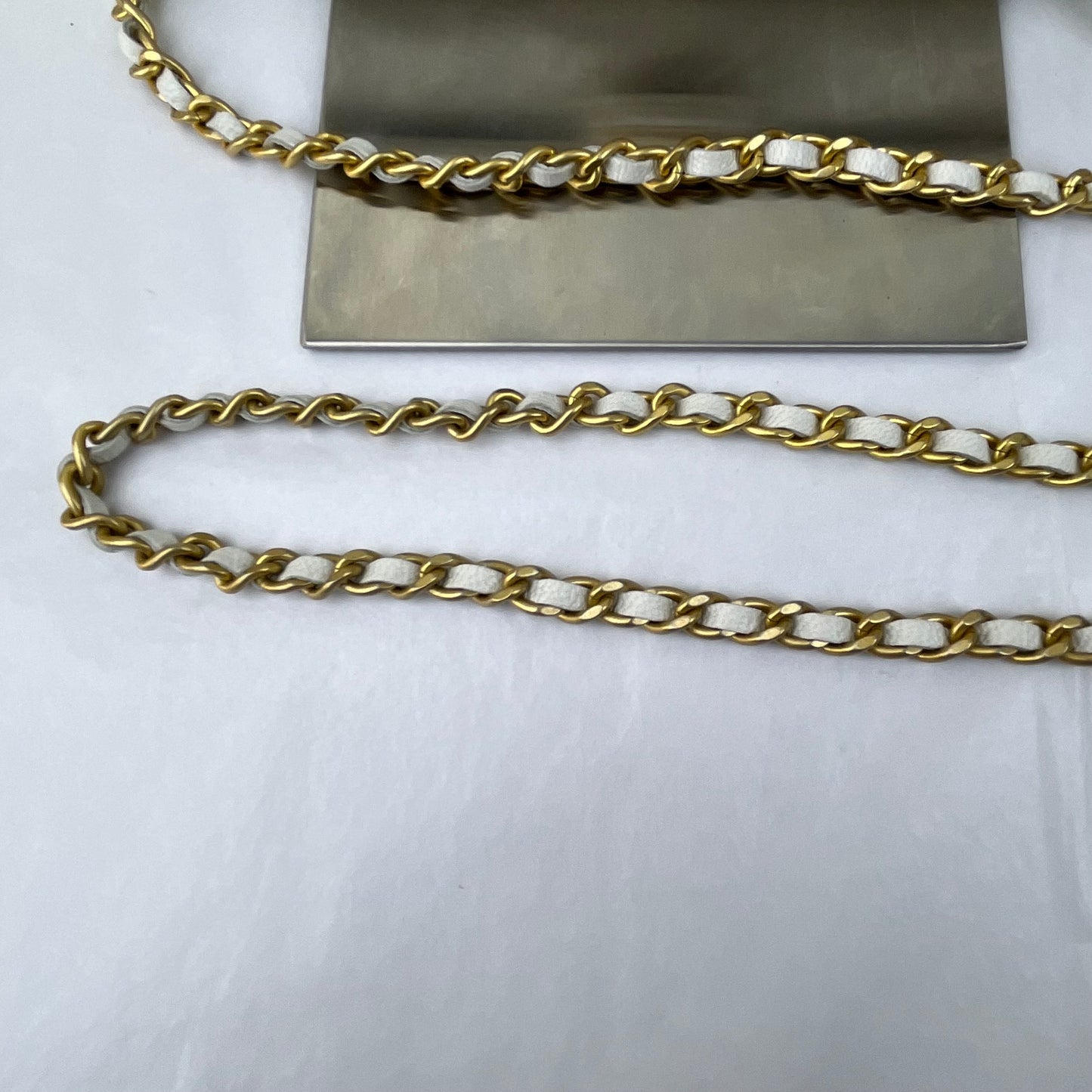 Louis Vuitton Wallet on Chain with Pearl White – 4.7"H x 7.5"L x 1.6"W