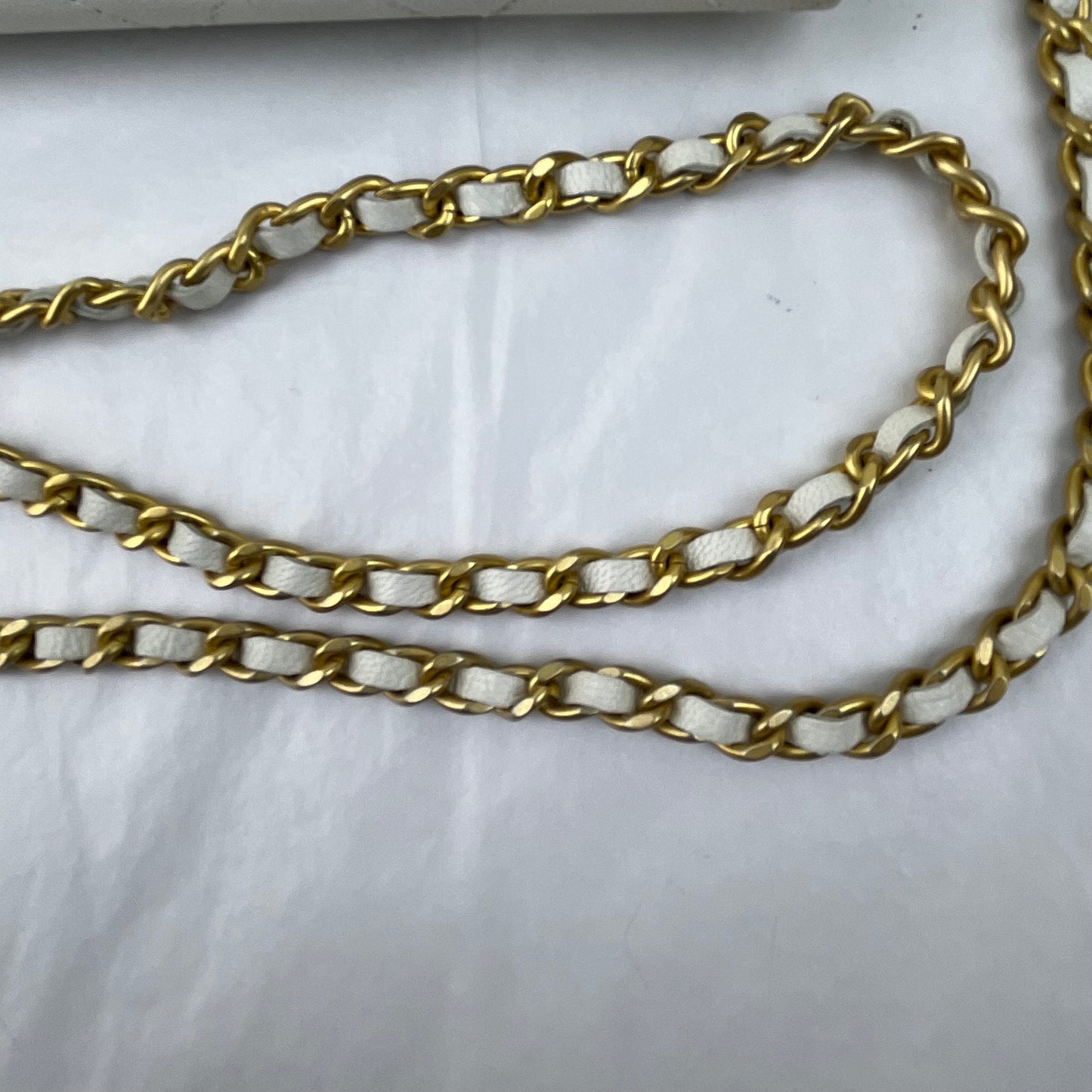 Louis Vuitton Wallet on Chain with Pearl White – 4.7"H x 7.5"L x 1.6"W