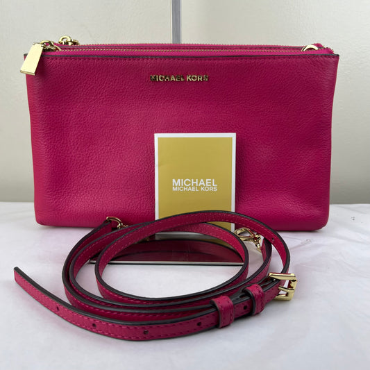 Michael Kors Clutch/Wristlet Pink – 5.5"H x 9"L x 1.5"W
