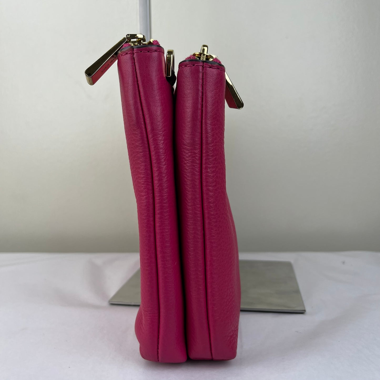Michael Kors Clutch/Wristlet Pink – 5.5"H x 9"L x 1.5"W