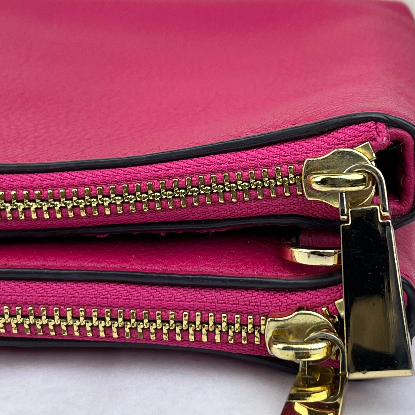 Michael Kors Clutch/Wristlet Pink – 5.5"H x 9"L x 1.5"W