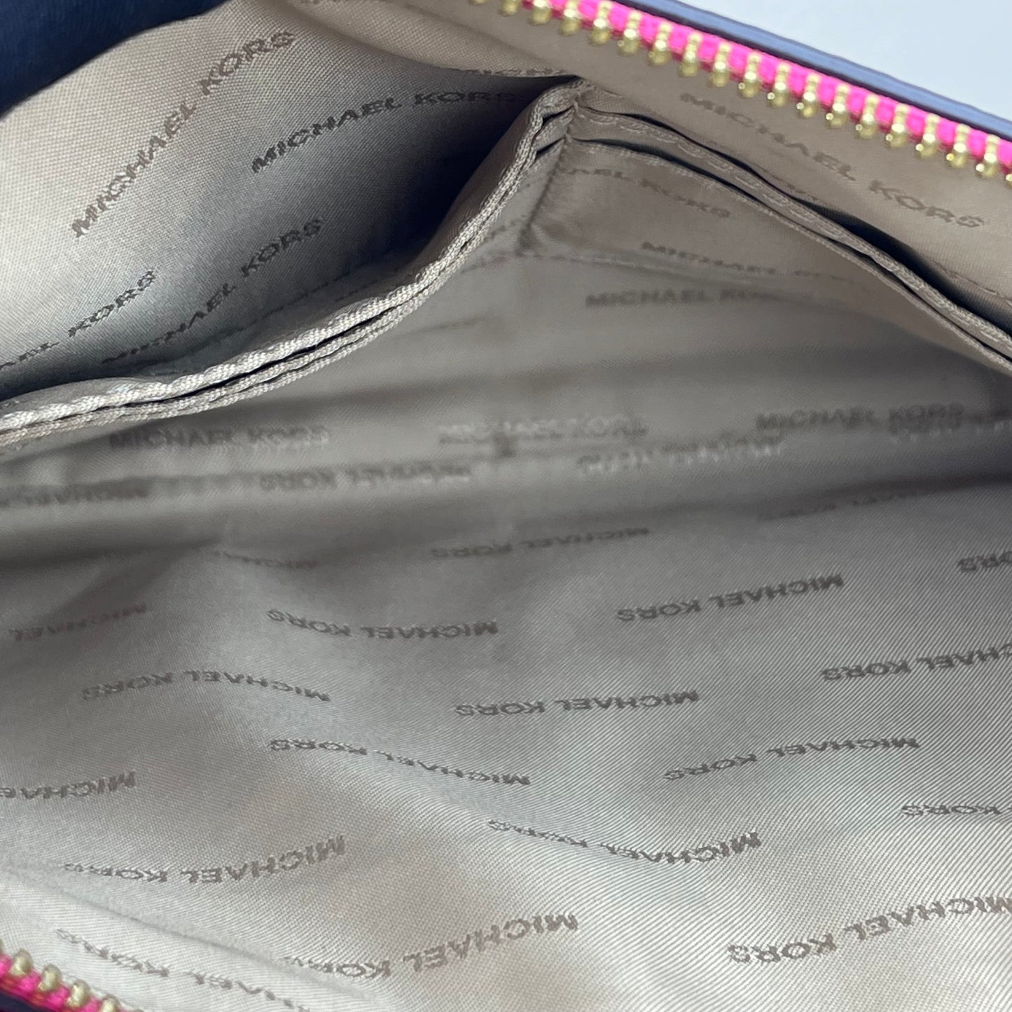 Michael Kors Clutch/Wristlet Pink – 5.5"H x 9"L x 1.5"W