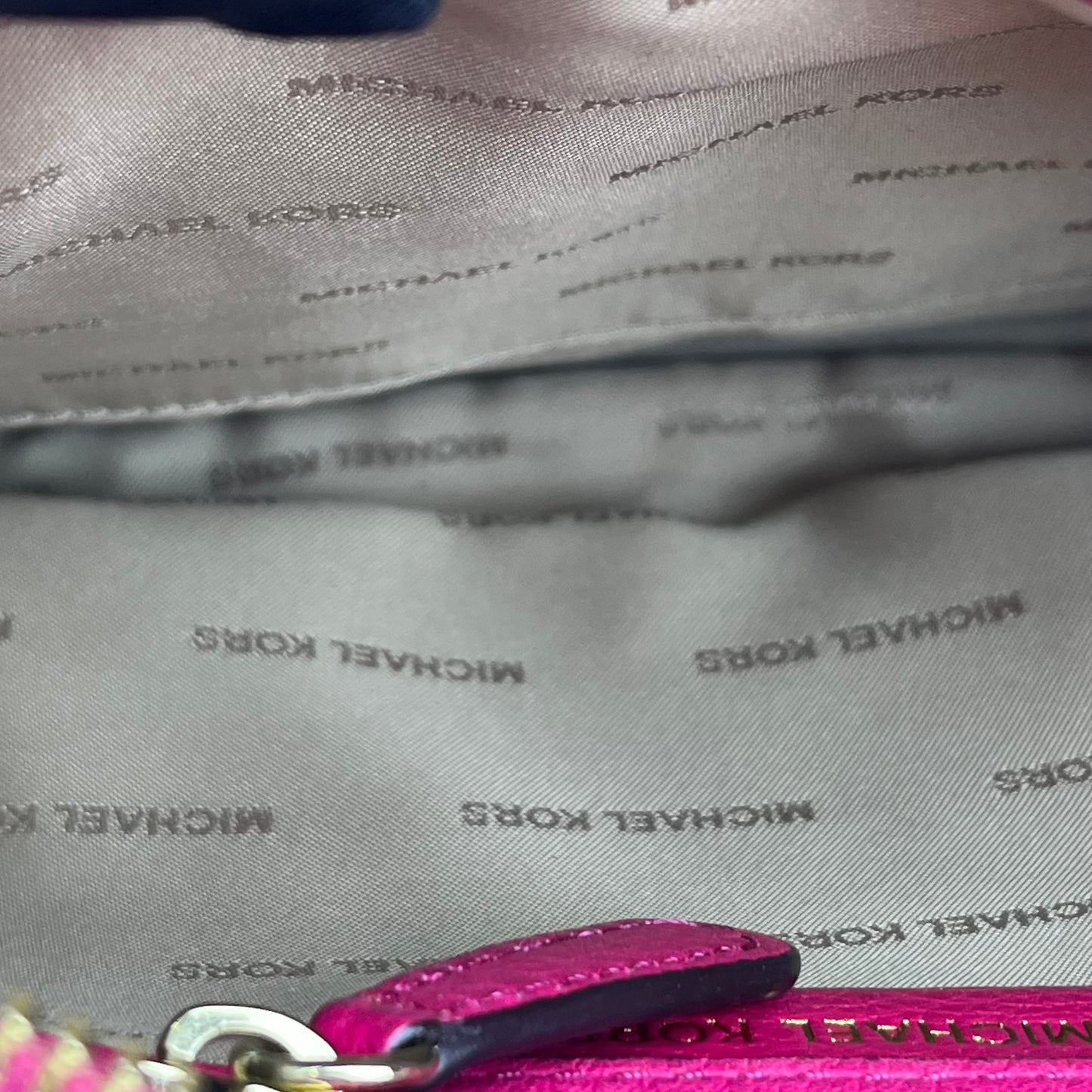 Michael Kors Clutch/Wristlet Pink – 5.5"H x 9"L x 1.5"W
