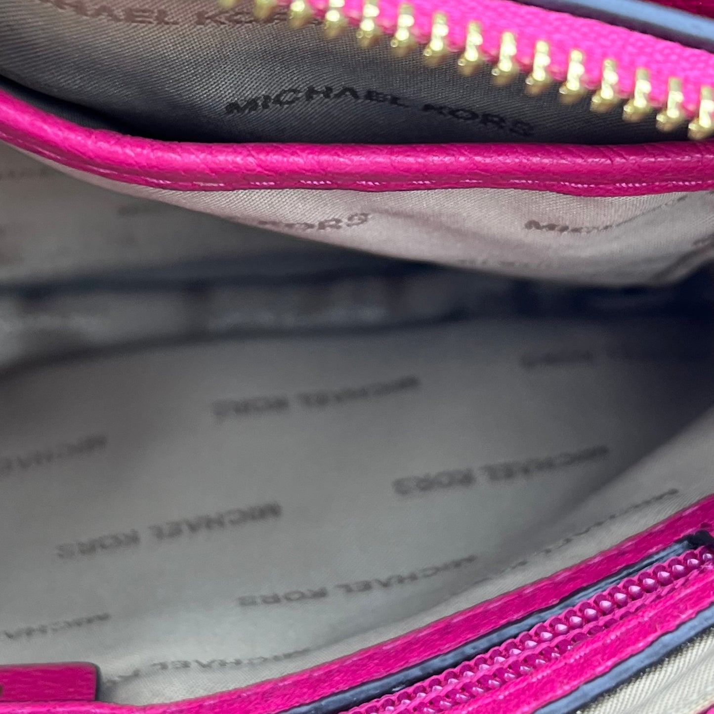 Michael Kors Clutch/Wristlet Pink – 5.5"H x 9"L x 1.5"W