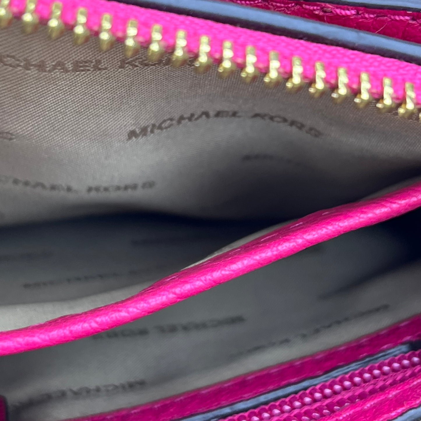 Michael Kors Clutch/Wristlet Pink – 5.5"H x 9"L x 1.5"W