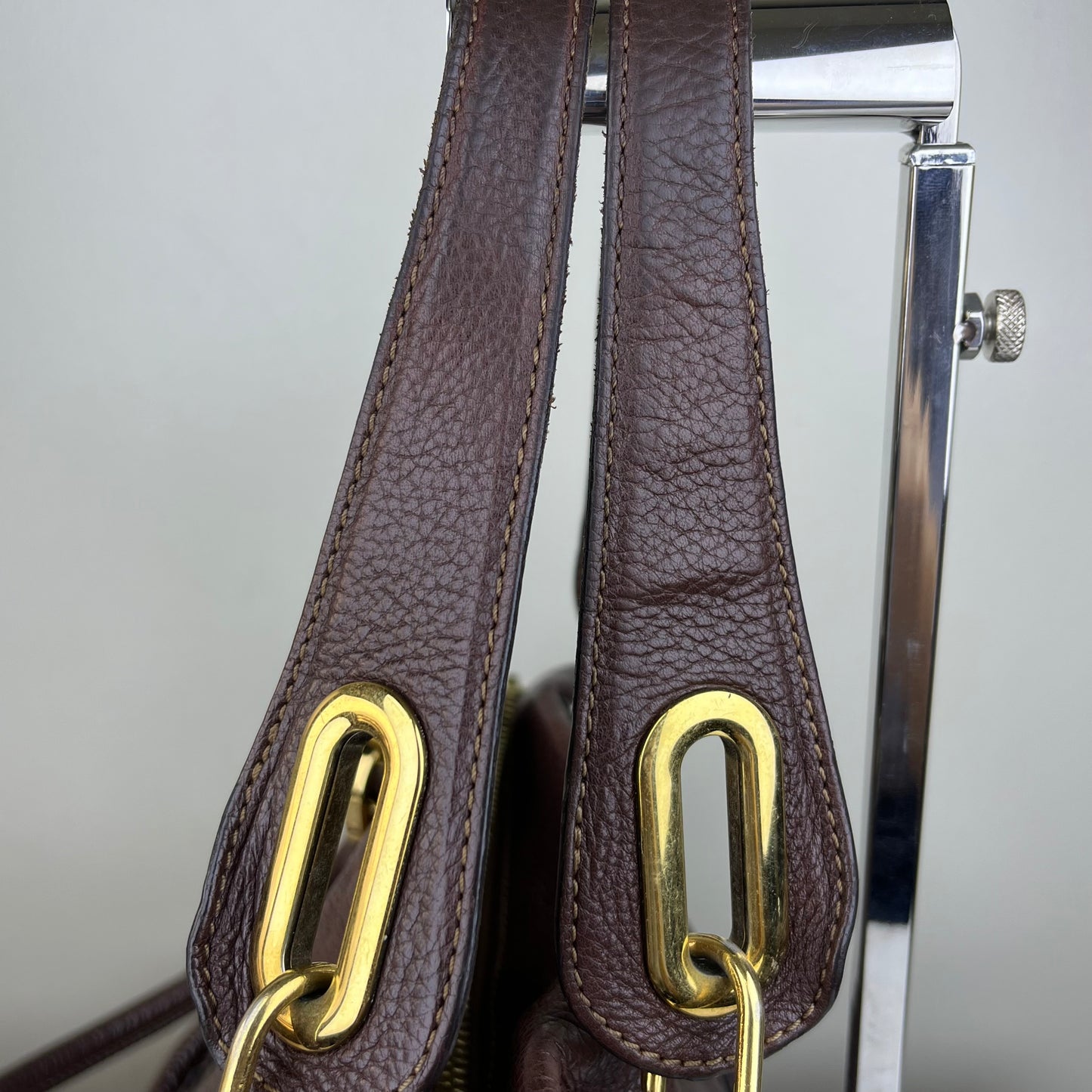 Chloé Paraty Medium Brown – 9.5"H x 15"L x 6"W