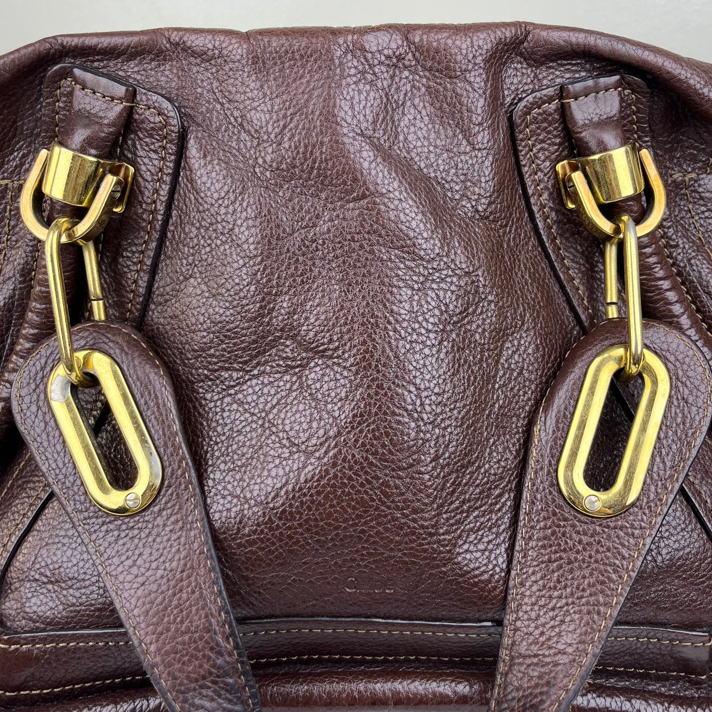 Chloé Paraty Medium Brown – 9.5"H x 15"L x 6"W