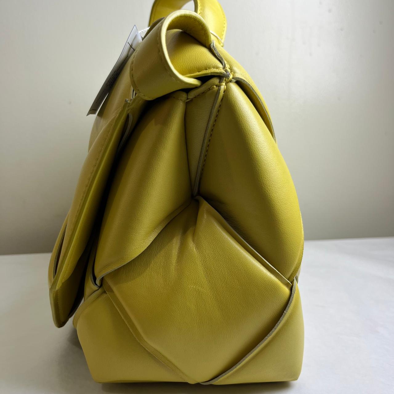 Bottega Venetta Yellow Satchel