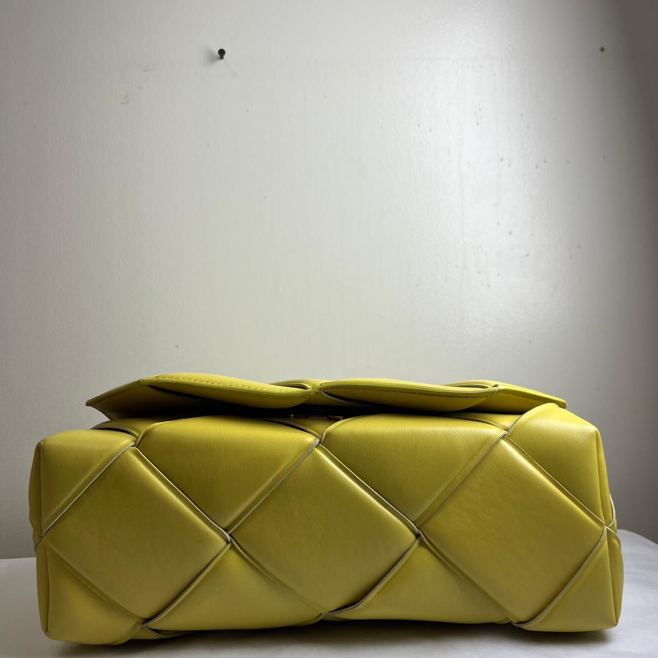 Bottega Venetta Yellow Satchel