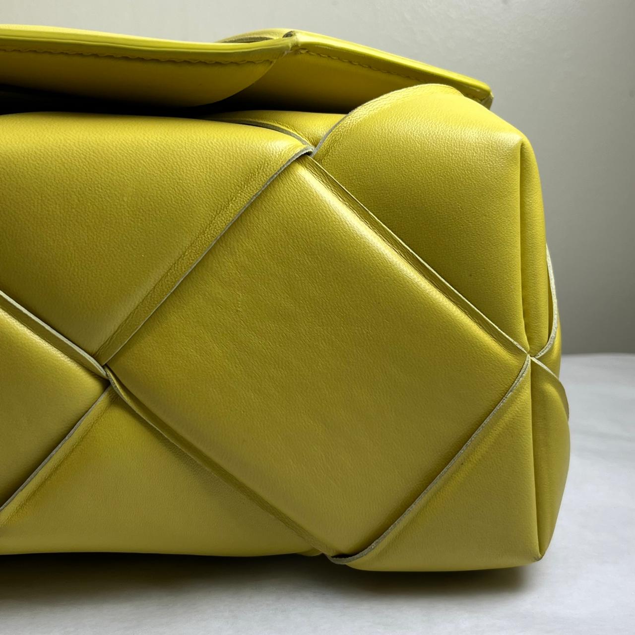 Bottega Venetta Yellow Satchel