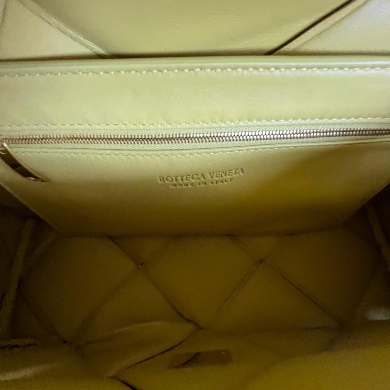 Bottega Venetta Yellow Satchel