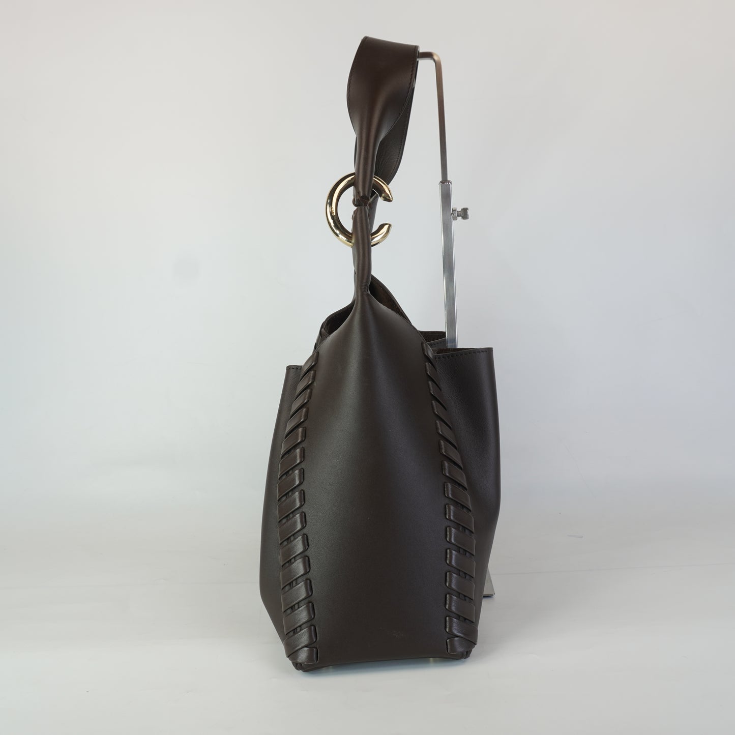 Chloe Mate Hobo Bold Brown