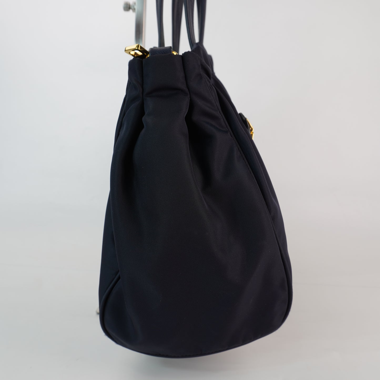 Prada Tessuto Nylon Suffiano Leather Tote