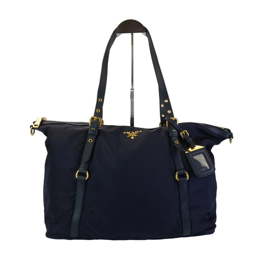 Prada Tessuto Nylon Suffiano Trims Black