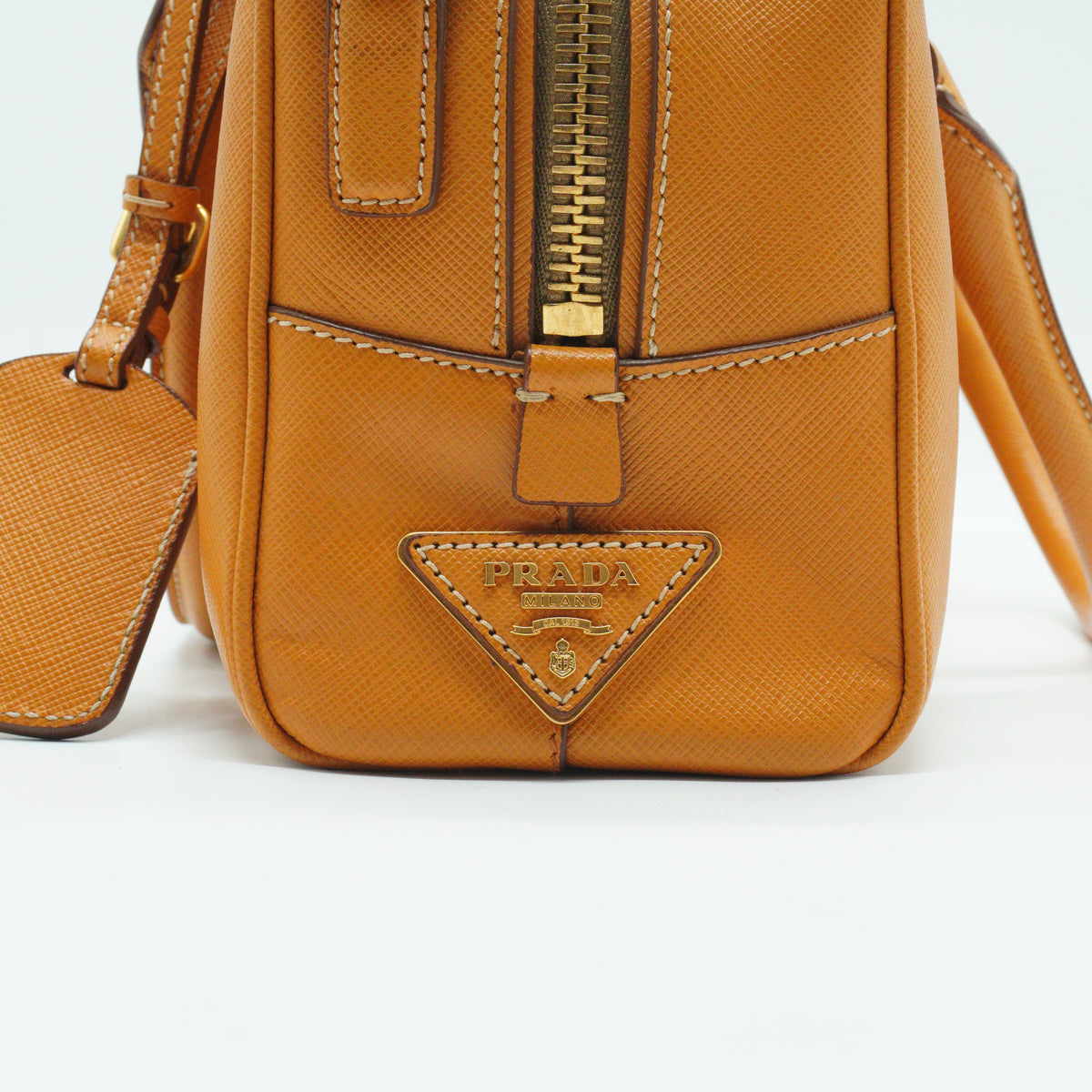 Prada	Saffiano Leather Convertile Baulleto Bag Medium GHW
