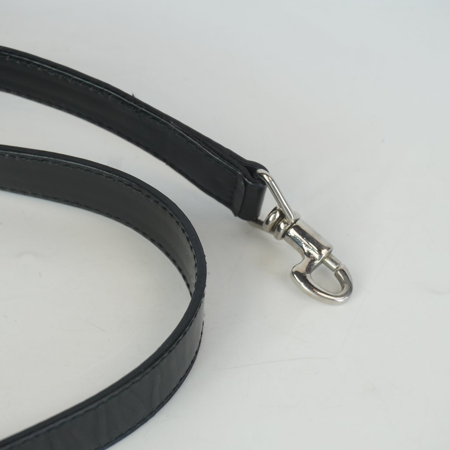 Gucci Bamboo Handle Nylon Shoulder Bag Small Black