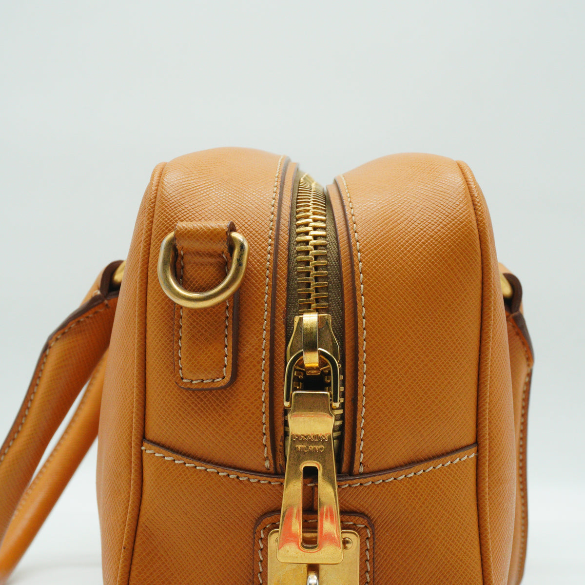 Prada	Saffiano Leather Convertile Baulleto Bag Medium GHW