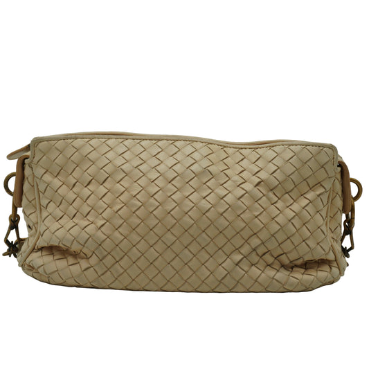 Bottega Veneta Intrecciato Leather Shoulder Bag Medium GHW