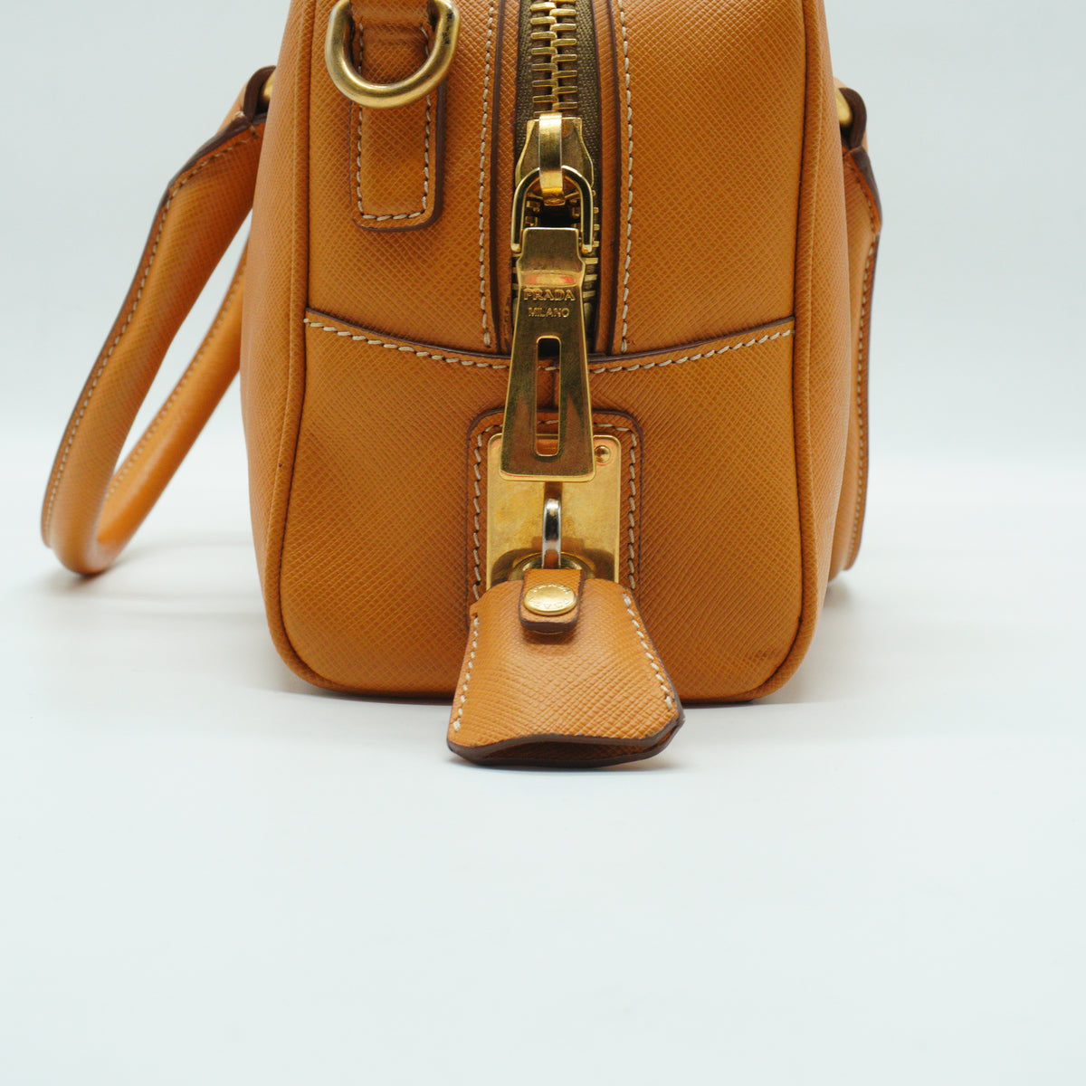 Prada	Saffiano Leather Convertile Baulleto Bag Medium GHW