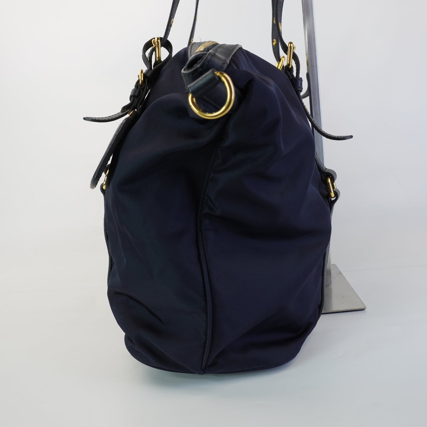 Prada Tessuto Nylon Suffiano Trims Black