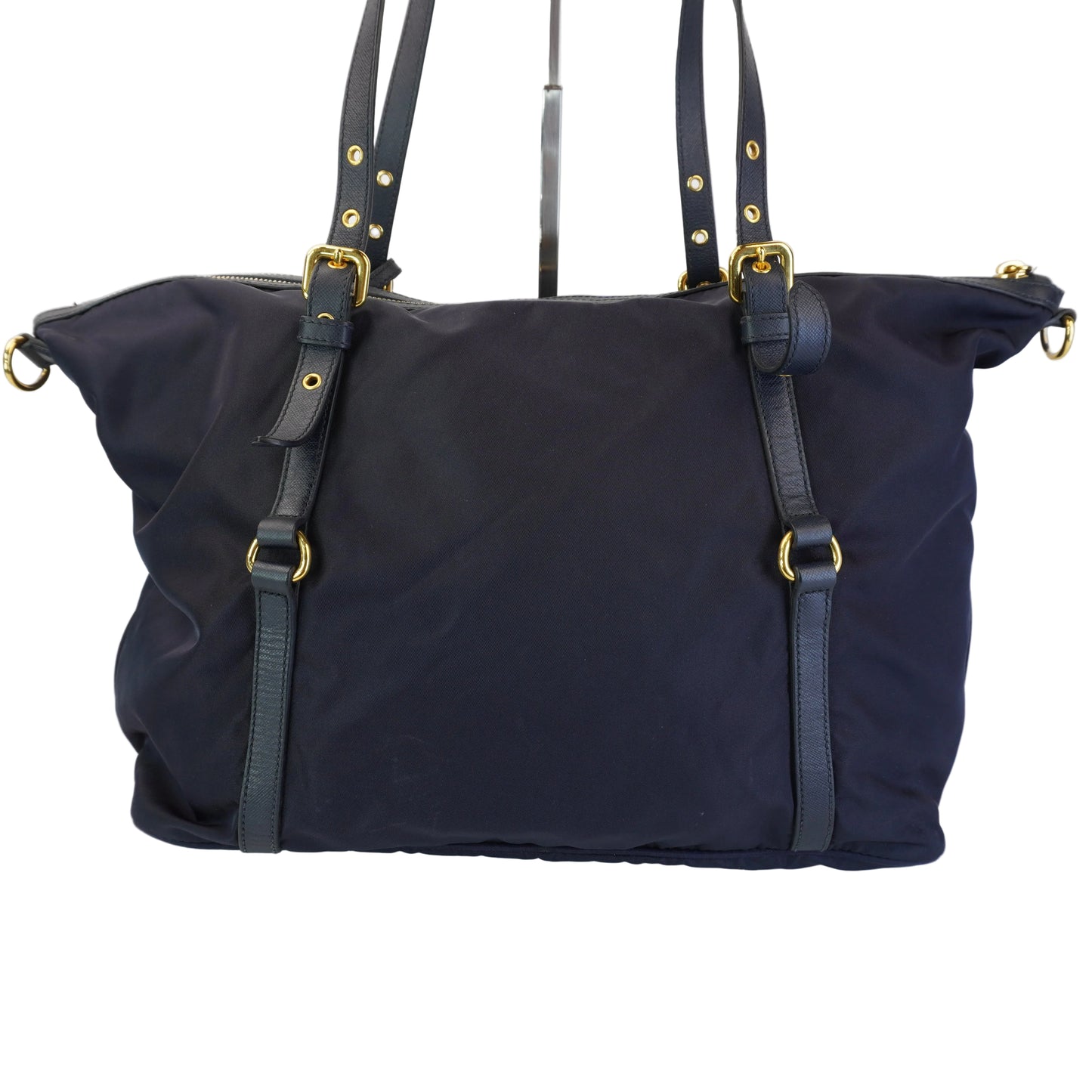 Prada Tessuto Nylon Suffiano Trims Black