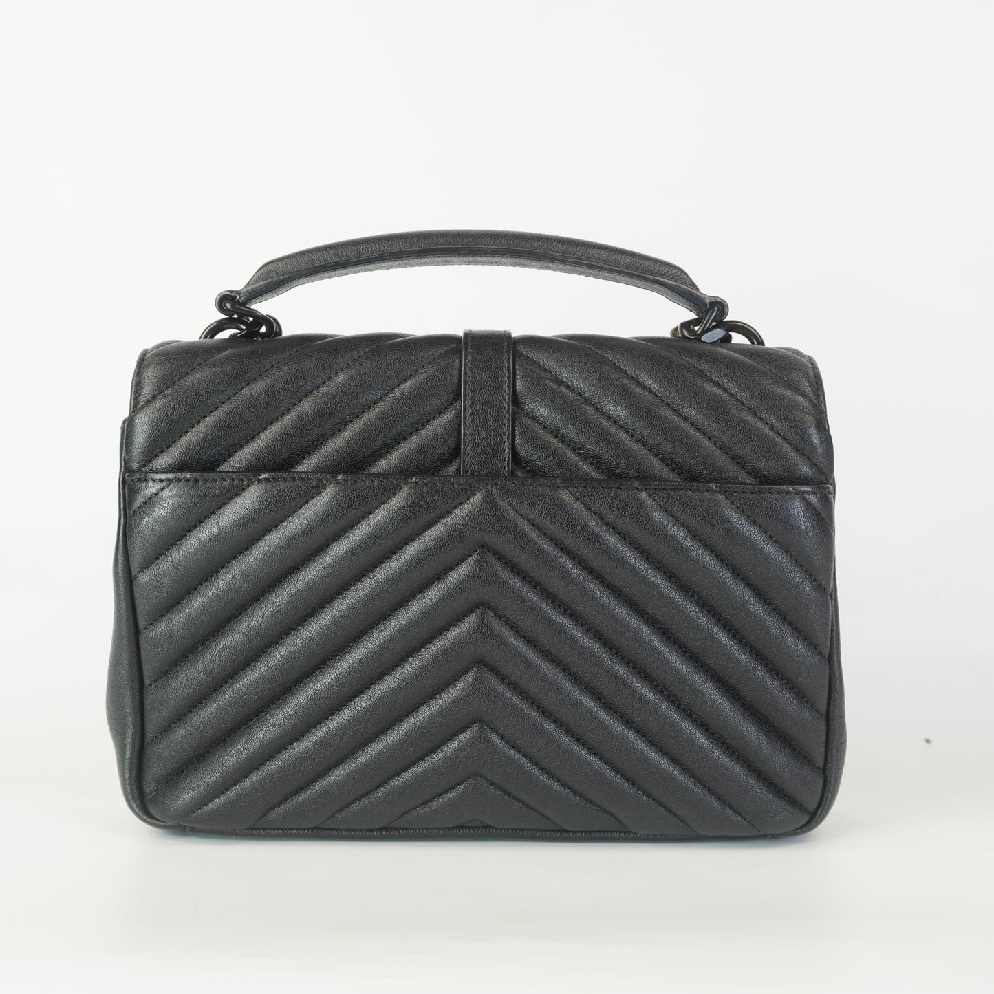 YSL	College Bag Black Small BHW