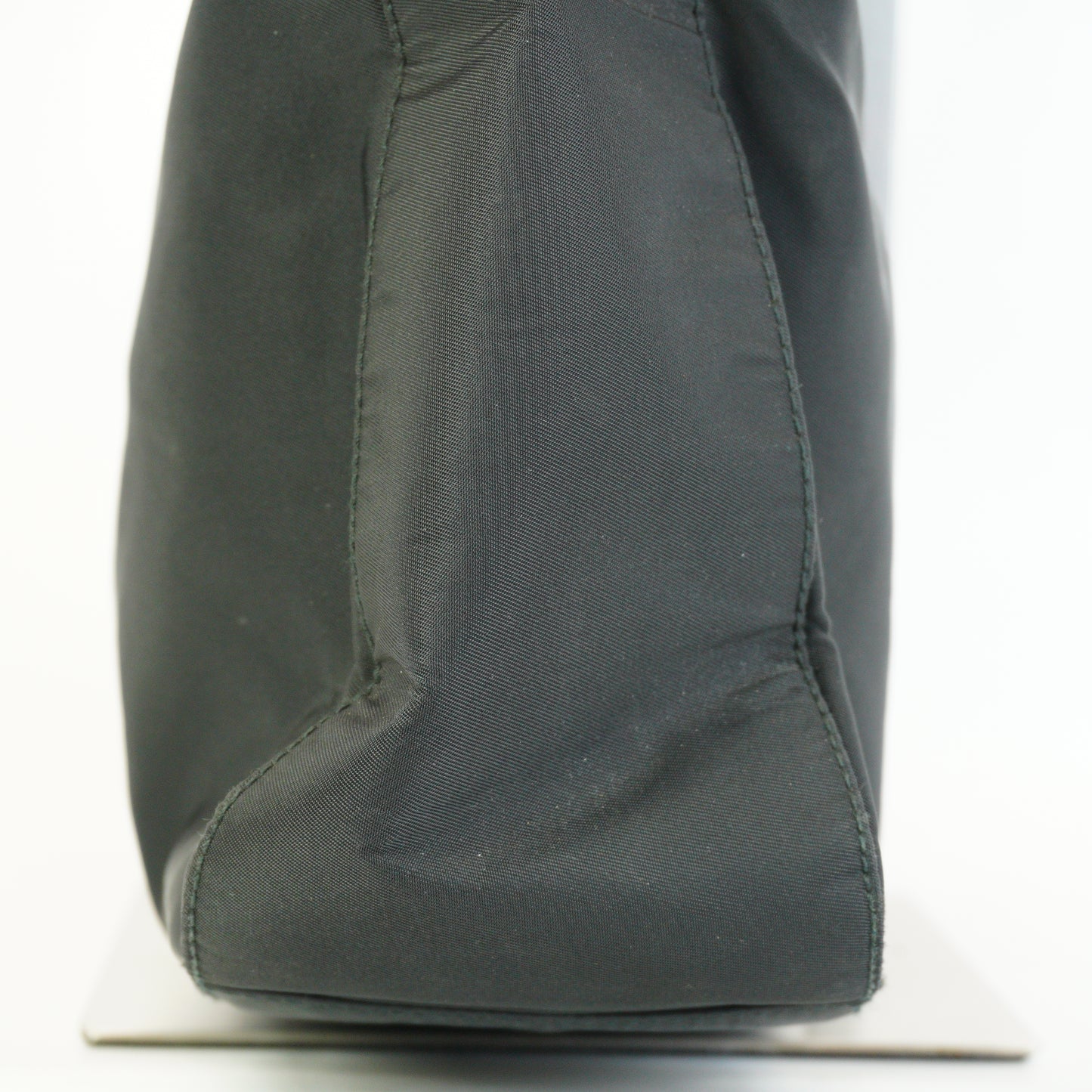 Prada Tessuto Nylon Hobo Bag Black Medium SHW