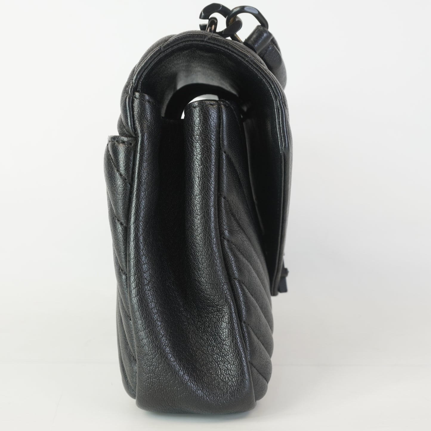 YSL	College Bag Black Small BHW