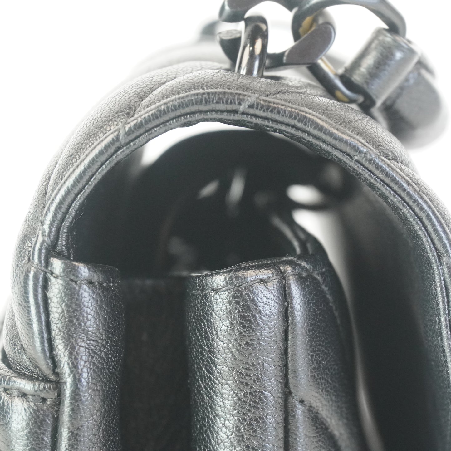 YSL	College Bag Black Small BHW