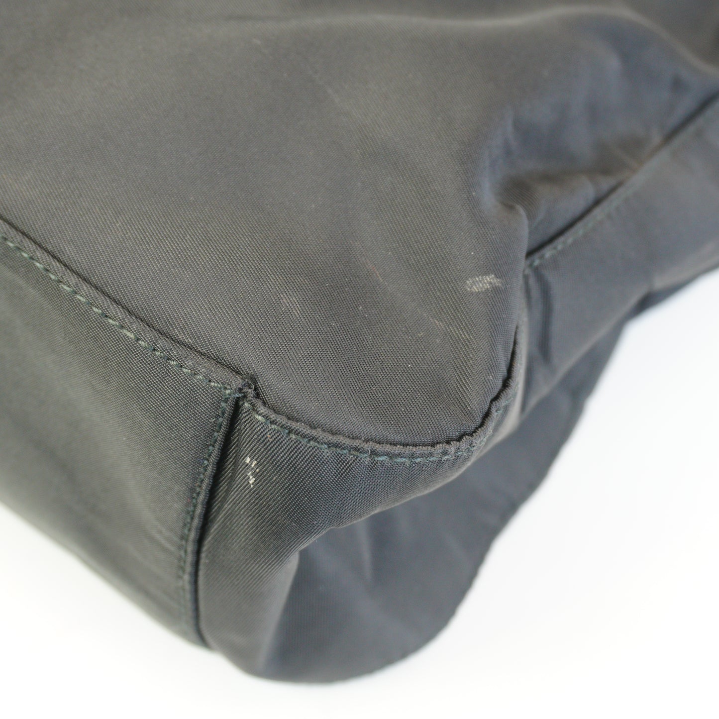 Prada Tessuto Nylon Hobo Bag Black Medium SHW