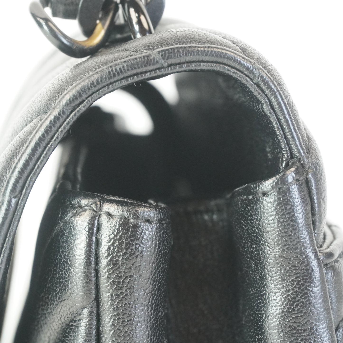 YSL	College Bag Black Small BHW