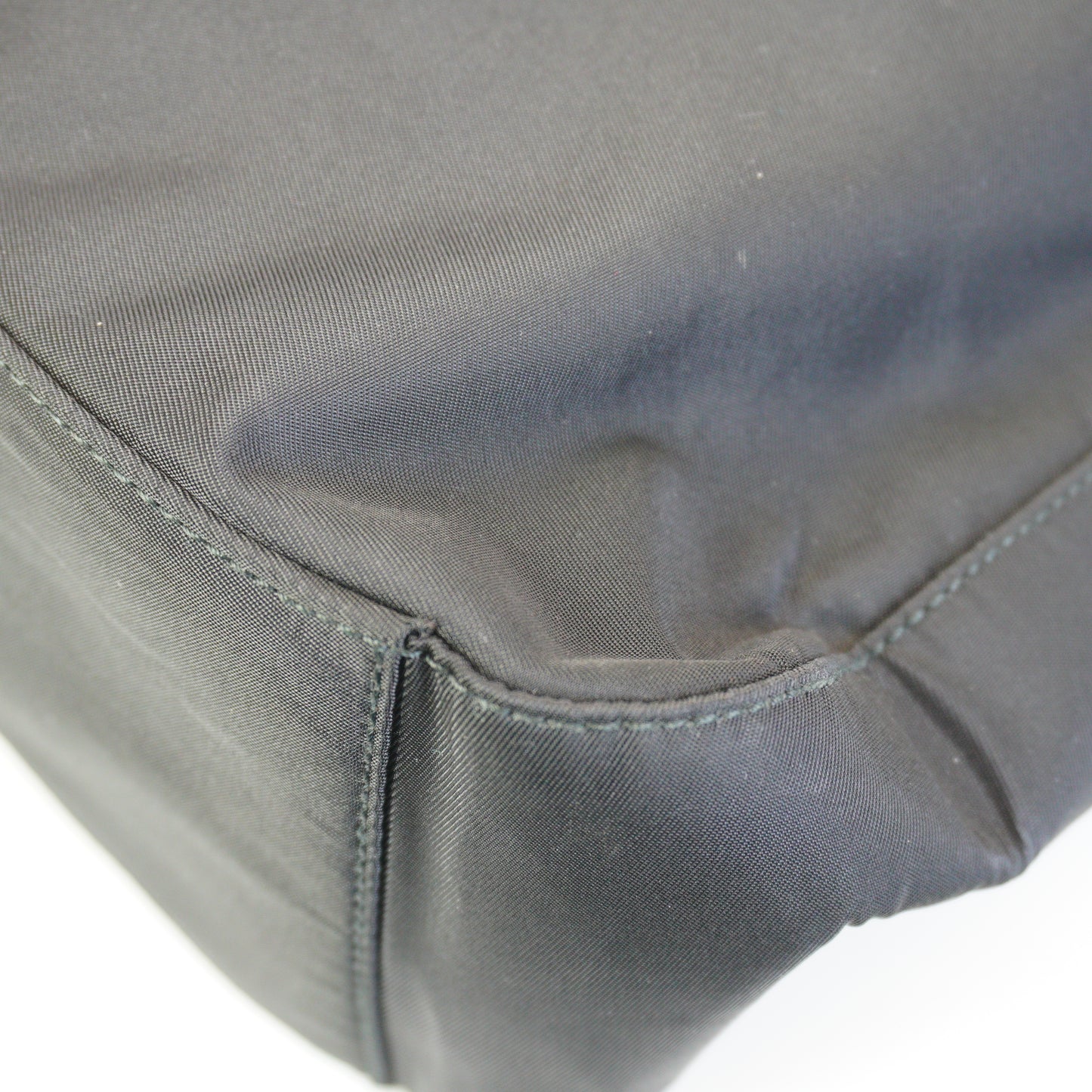 Prada Tessuto Nylon Hobo Bag Black Medium SHW