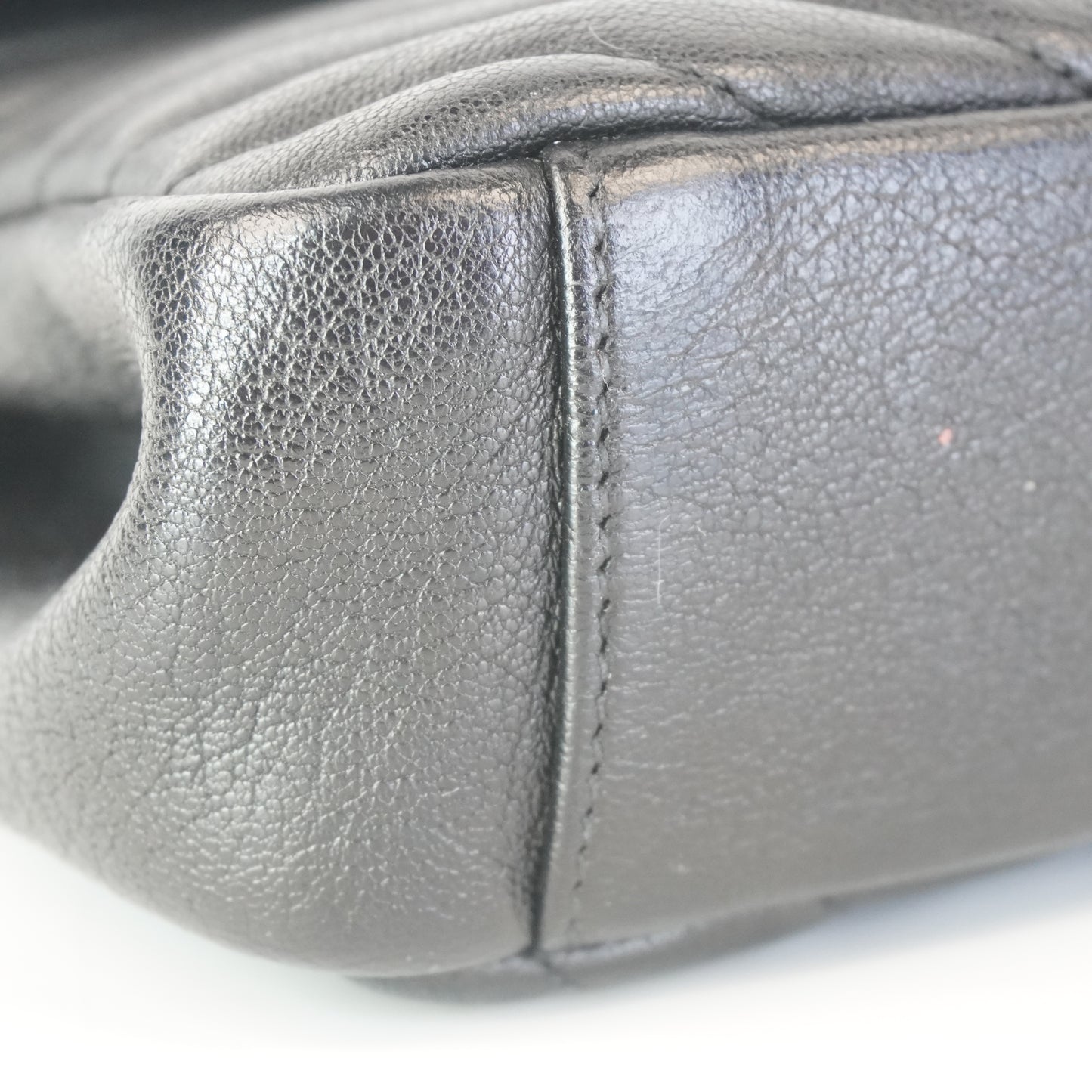 YSL	College Bag Black Small BHW